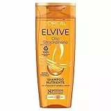 L'Oréal Paris Shampoo Elvive Olio Straordinario, Per Capelli Secchi o Spenti, Deterge e Nutre Donando Leggerezza, Per una Chioma Sana e Lucente, Con Oli Preziosi di Marula e Camelia, 200 ml