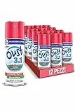Oust 3 in 1 per Tessuti d'Arredo e Superfici, Uccide il 99,9% dei Batteri, Fragranza Fresh Garden, Formato Scorta 12 Pezzi da 400 ml