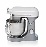 Ariete 1589 Impastatrice Planetaria Moderna, 1600 Watt, 11 velocità, 5.5 Litri, 3 accessori per impastare, amalgamare e montare. Bianco