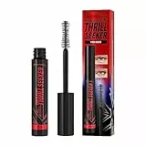 Rimmel London Wonder'Volume Thrill Seeker, 004 Pitch Black, mascara, mascara volumizzante, zero grumi, leggerissimo, ultra nero, non sbava, 12ml