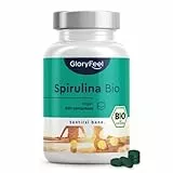 Spirulina Bio, 600 Compresse, Alto Dosaggio 3000mg, con 26% di Ficocianina, Alga Spirulina Biologica, Ricostituente Naturale + Energia + Sistema Immunitario, Qualità tedesca, 500mg per Compressa