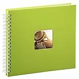 Hama 2115 Album Foto Spiralato Fine Art, 28 x 24 cm, 50 Pagine, 100 Foto, Verde