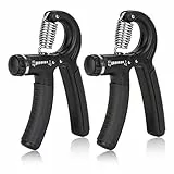 peinat Hand Grip Pinza Mano con Resistenza 5-60KG Manico Antiscivolo Manopole Mani per Recupero e Allenamento da Infortunio,rafforzamento Muscolare
