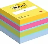 Post-it Cubo Mini Di Foglietti, Colori Ultra, 51 mm x 51 mm, 400 Fogli/Blocchetto, 1 Blocchetto/Confezione - Per Appunti, Elenchi & Promemoria