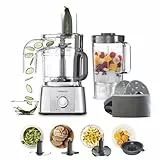 Kenwood Robot da Cucina MultiPro Express FDP65.590SI con Accessori, Ciotola di Capacità 3 L, 2 Velocità+Pulse, dotato di Sacca Smart Store, sistema Express Serve, piedini antiscivolo