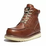 Timberland PRO - Stivale da Uomo con Zeppa da 15,2 cm, Punta Morbida, 40, Marrone Scuro, Marrone, 45 EU