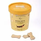 Biscotti Buonanotte: Biscotti rilassanti per Cani, 100% Naturali gusto Camomilla | Snack Cane gustoso e sano, adatto a tutte le taglie ed età | Scorta sufficiente per 1 mese, 100 gr. | Hygge Dog