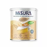 Misura Pasticceria Stevia Dolcificante in Cristalli Finissimi, Sostitutivo Dello Zucchero Semolato, Zero Calorie, Senza Glutine, Origine Naturale, Dolcificante Vegano Ideale per Dolci, 500g