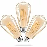 Bigzom lampadina led e27,lampadina led e27 luce calda,Retro Stile Luce Lampadine Decorativo,4W 2500k Retro Stile Luce Lampadine Decorativo per Casa, Ristorante, Bar, Caffe, Negozio