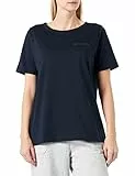 Champion Legacy Easywear 2.0 Small Logo S/S T-Shirt, Blu Marino, M Donna
