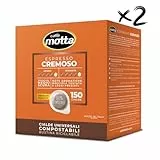 CAFFÈ MOTTA Cialde ESE 44 mm nuova miscela ESPRESSO CREMOSO - 300 Cialde Compostabili ( 2 Confezioni da 150 Cialde)
