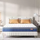 SweetNight Materasso Matrimoniale 180x200 Rigido, Materasso Matrimoniale Molle Insacchettate, Traspirante ed Ergonomia, Grado di Rigidità H4, Altezza 20 cm, 7 Zone