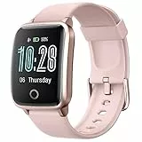ZOSKVEE Smartwatch, IP68 Impermeabile,Uomo Donna Fitness, 11 modalità Sportive, Monitoraggio del Battito Cardiaco Sonno Ciclo Mestruale Pedometro, Notifiche Whatsapp, Compatibile con Android/iOS
