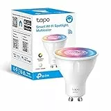 TP-Link Tapo L630 Lampadina WiFi Intelligente LED Smart GU10, RGBW Multicolore, 16 Milioni di Colori, Amazon Alexa, Google Assistant, 350 Lumen, 3.5W, Risparmio Energetico, Controllo Remoto