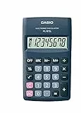 Casio HL-815L calcolatrice tascabile - Display a 8 cifre, con radice quadrata, Nero