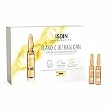 ISDIN Isdinceutics Flavo-C Ultraglican Siero Antiossidante da Giorno (30 fiale) | Fiala Giorno Proteggere la pelle dal danno causato dai Radicali Liberi Monodose