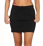 ONLY NOS Onlpoptrash Easy Skirt Pnt Noos Gonna, Nero (Black) (Taglia Produttore: X-Small) Donna