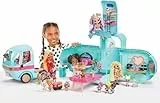 L.O.L. Surprise! OMG Glam N' Go Camper Set da gioco con oltre 50 sorprese e gioco a 360°, arredato con piscina, scivolo d'acqua, letti a castello, vanity, barbecue, cabina DJ e altro ancora - Età 4+