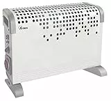 ARDES | AR4C03T Termoconvettore Elettrico TURBINE TIME 1600/1800W, Stufa Elettrica per Riscaldare Casa e Ufficio, Termoconvettore Con Timer 24H e Termostato, Termo Convettore Aria Calda 3 Potenze