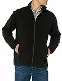 Amazon Essentials Giacca in Pile con Cerniera Integrale (Disponibile in Taglie Extra Forti) Uomo, Nero, M