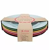 RICE - Melamina Round Side Plates 6 Pcs - Favorite Colors