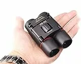 30x60 compatto mini binocolo potente notturno telescopio pieghevole con panno e custodia trasporto, professionale binocoli tascabile leggero per adulti, bambini, osservazione uccelli, astronomia