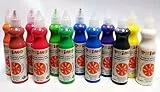 PRIMO Tempera primi passi in bottiglietta 75ml con beccuccio dosatore di precisione, unicolore, confezione con 12 colori.