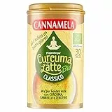 Cannamela, Curcuma Latte Classico Bio, Confezione da 60 g, Mix per la Preparazione del Golden Milk, Ricetta Tradizionale