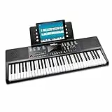 RockJam Pianoforte con tastiera LED compatta a 61 tasti