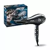 Imetec Power To Style K5, Asciugacapelli 2200 W, Asciugatura Veloce e Delicata, Tecnologia a Ioni per Idratare e Ridurre l'Effetto Crespo, 8 Combinazioni Aria/Temperatura, Colpo d'aria Fredda, Nero