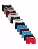 ANTONIO ROSSI AR 12pk Hipster Confezione da 12 Boxer Aderenti da Uomo, Boxer Multipack con Elastico in Vita, Traspiranti e Morbidi da Indossare Ogni Giorno, Multicolore (Leggero Assortito), XL