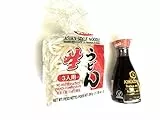 Udon Kit - Kikkoman Salsa di Soia bottiglia Dosatore150 ml + Sukina Udon Noodles Giapponesi 600 gr
