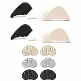 12 Pezzi Riempitivi Scarpe Inserti, Cuscinetto Punta Scarpe, Comfort inserti di Scarpe Morbido Cuscinetti Poggiapiedi Riutilizzabili Adatta Tallone a Sostegno Scarpe