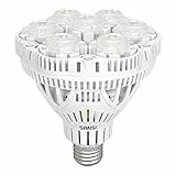 SANSI 36W LED Lampadina per Piante da interno, E27 luce di coltivazione a Spettro Completo, 4000K Luce Diurna grow light, lampade per Coltivazione Interno Adatto per ortaggi, fiori