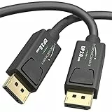 KabelDirekt Cavo DisplayPort 8K 2.0-2m - Cavo DP 2.0 con schermatura A.I.S. speciale per PC gaming/laptop gaming e risoluzioni 4K / 8K ad alta definizione o super veloci 144Hz, 240Hz o 360Hz