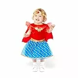 amscan 9906724 - Costume ufficiale Warner Bros. con licenza Wonder Woman, per bambine (6-12 mesi)