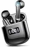 Cuffie Bluetooth 5.3 Auricolari Bluetooth con 4 Mic, 2023 Cuffie Wireless In Ear Mini Cuffie Senza Fili Stereo Cancellazione Rumore Auricolari Display LED, 25 Ore Cuffiette Bluetooth IP7
