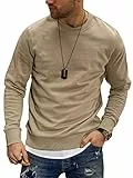 Jack & Jones JJEHOLMEN Sweat Crew Neck Noos Maglia di Tuta, vasellame, M Uomo
