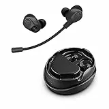 JLab Work Buds Cuffie Bluetooth, Auricolari Bluetooth, Cuffiette Bluetooth Piccole In Ear con Microfono, 55H+ Cuffie Senza Fili, Connessione simultanea a Computer e Telefono Cellulare