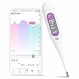Femometer Vinca Lite Termometro basale Termometro per fertilità digitale Monitor per fertilità, No Bluetooth, Viola