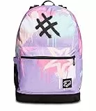 Zaino Scuola Reversibile Seven - The Double 2in1 - Rosa - Con Dispositivo wireless e Pennarelli per lato personalizzabile