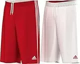 adidas, Palla da Basket Leisure Teamsport Rev Short Lgtsca/Wht, Rosso (Light Scarlet/White), S