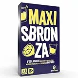 ZENAGAME Maxi Sbronza, Il Gioco Alcolico con Carte per Bere Italiano - Drinking Game da Tavolo per Adulti, per Feste