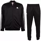 Kappa Tuta da Uomo, vestibilità Normale Allenamento, Caviale, XL Unisex-Adulto