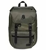 Invicta Zaino Ufficio Jolly X, Verde, Icon, Zaino con Tasca Porta PC Portatile 15.6 Pollici e Tasca Porta Borraccia, Zaino Viaggio, Lavoro e Tempo Libero, 27 L, per Uomo e Donna