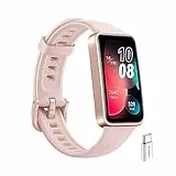 HUAWEI Band 8 Smart band, Leggero e Sottile, Monitoraggio scientifico del sonno, Batteria fino a 2 settimane, Compatibile con Android e iOS, 24/7 Monitoraggio della salute, Rosa+AP52