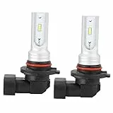 Duokon Luce LED per auto-lampada faro toyota hb3 led 2pcs 9005 HB3 72W 6000K bianco auto faro lampadina LED fendinebbia, LED perline faro con decodifica