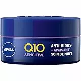 Nivea Q10 Power Trattamento di notte Comfort Antirughe + Pelli Sensibili, 50 ml