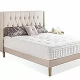 ZINUS Euro Top Materasso ibrido a molle insacchettate | Materasso adattabile a 7 zone | 80 x 190 cm | Altezza 30 cm | Isolamento dei movimenti | Materasso arrotolabile | OEKO-TEX
