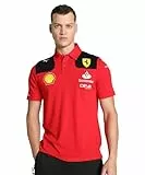 Scuderia Ferrari - Polo di Squadra 2023 - Rosso - Uomo - Taglia: L